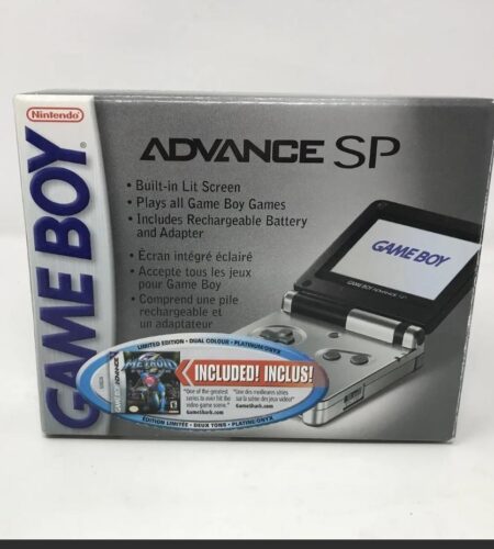 Console Game Boy Advance SP [Avec Metroid Fusion]