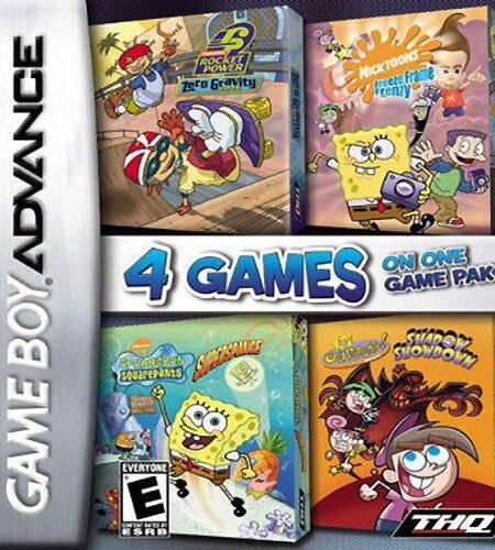 Nickelodeon 4 Games on One Game Pack