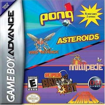 Pong / Asteroids / Yar&rsquo;s Revenge / Millipede / Super Breakout / Lunar Lander