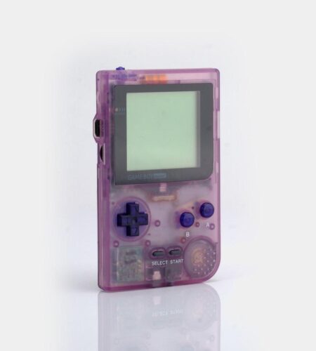 Clear Atomic Purple Game Boy Pocket