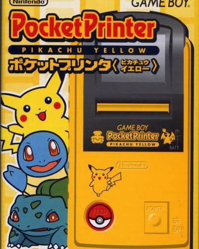 Pikachu Yellow Pocket Printer