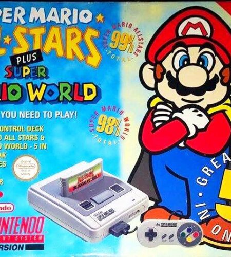 Super Nintendo Console [Super Mario All-stars plus Super Mario World]