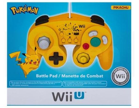 Manette de Combat pour Wii U [Pikachu]