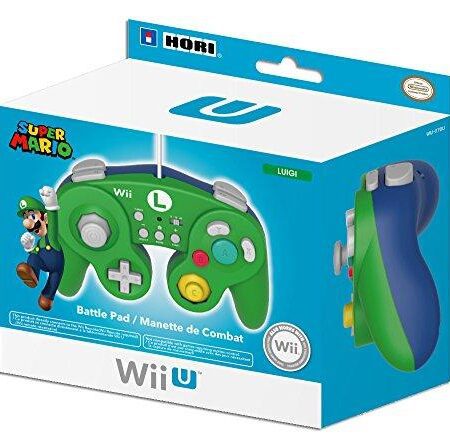 Manette de combat pour Wii U [Luigi]