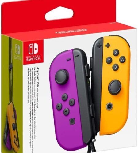Joy-Con Neon Purple & Neon Orange