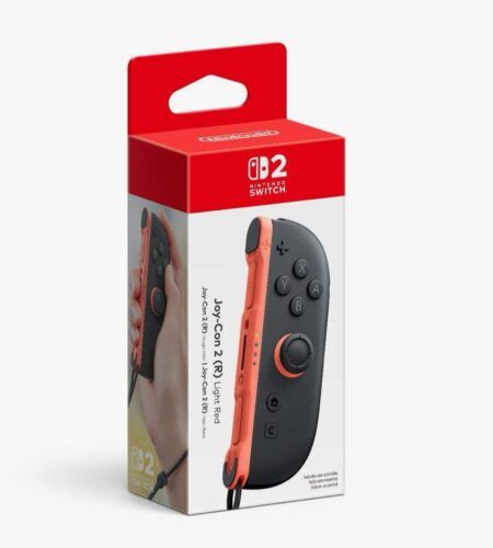Joy Con 2 Light Red