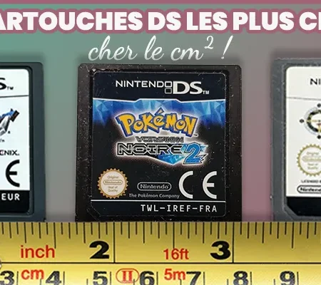 Les cartouches les plus onéreuses sur DS : cher le cm² !